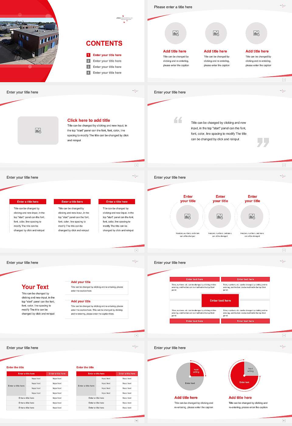 Jade University of Applied Sciences – Elsfleth campus Course/Courseware Creation PPT Template16:9 ratio PPT effect preview image2