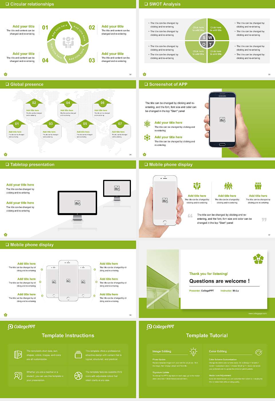 Lutheran Theological University Oberursel General PPT Template16:9 ratio PPT effect preview image5