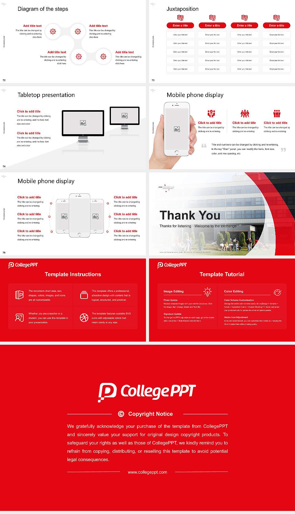 Jade University of Applied Sciences Competition/Entrepreneurship Contest PPT Template16:9 ratio PPT effect preview image9