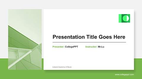Lübeck Academy of Music General PPT Template