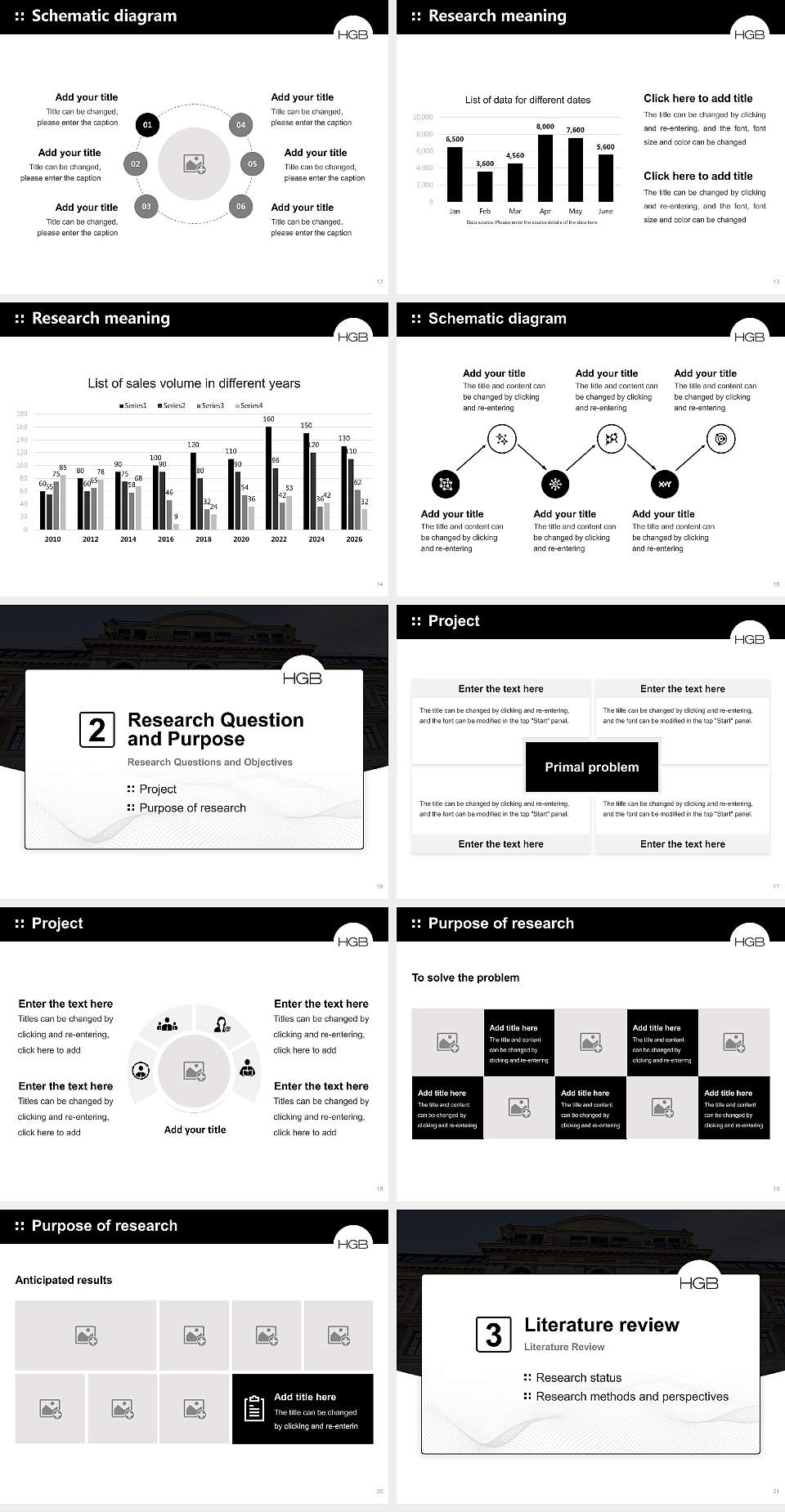 Leipzig Academy of Visual Arts Graduation Thesis Defense PPT Template4:3 ratio PPT effect preview image3