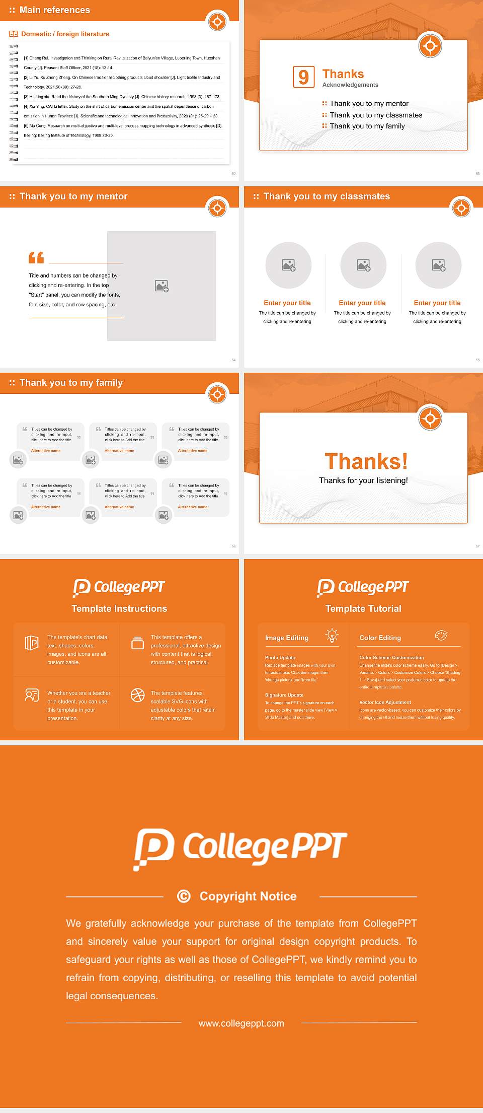 Northern Business School – University of Applied Sciences Graduation Thesis Defense PPT Template4:3 ratio PPT effect preview image7