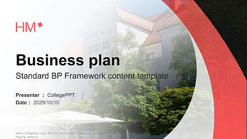 Munich University of Applied Sciences – Pasing campus Competition/Entrepreneurship Contest PPT Template