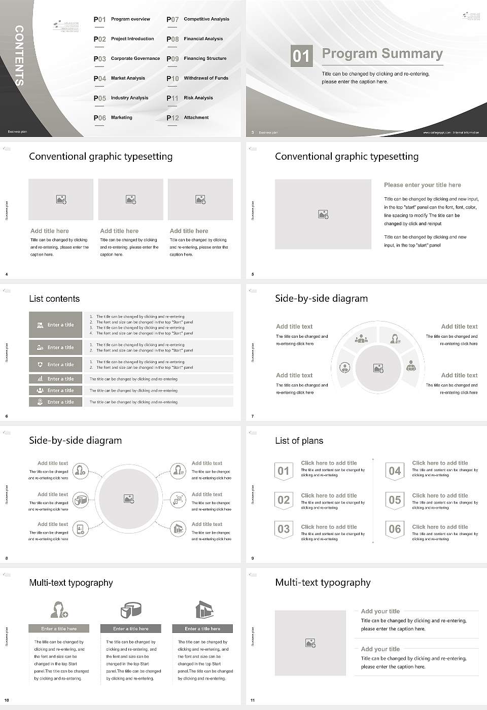 Protestant University of Church Music Halle Competition/Entrepreneurship Contest PPT Template16:9 ratio PPT effect preview image2