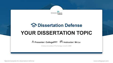 Ilmenau University of Technology Graduation Thesis Defense PPT Template