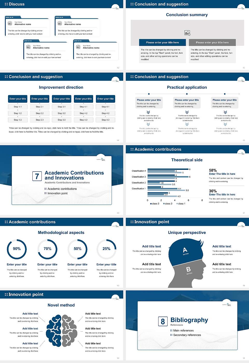Ilmenau University of Technology Graduation Thesis Defense PPT Template16:9 ratio PPT effect preview image6