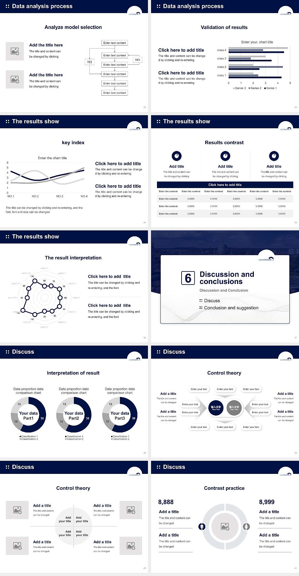 HSD University of Applied Sciences Döpfer – Potsdam campus Graduation Thesis Defense PPT Template4:3 ratio PPT effect preview image5