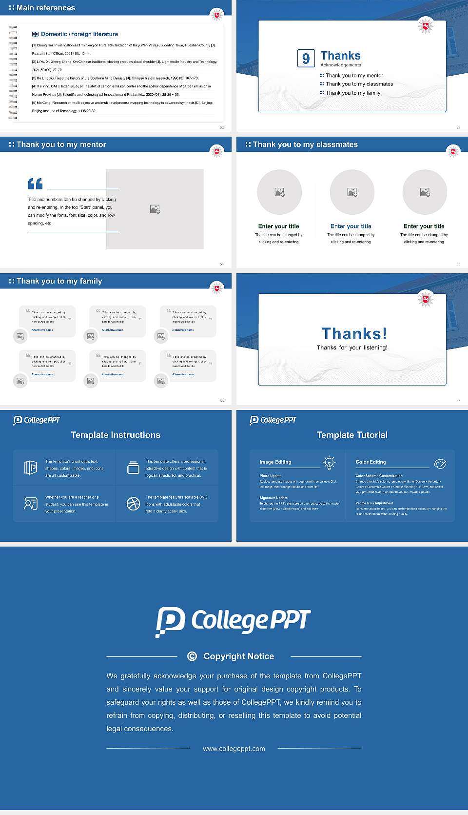 Police Academy of Lower Saxony Graduation Thesis Defense PPT Template16:9 ratio PPT effect preview image7