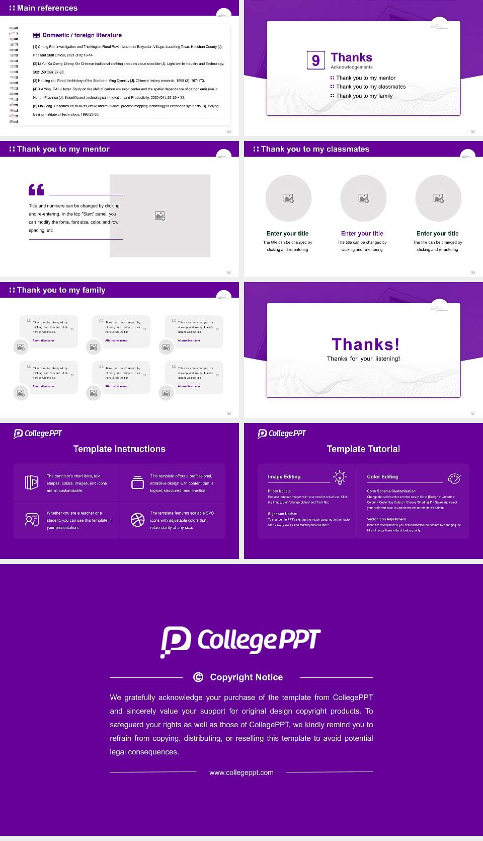 Protestant University of Applied Sciences Darmstadt Graduation Thesis Defense PPT Template16:9 ratio PPT effect preview image7
