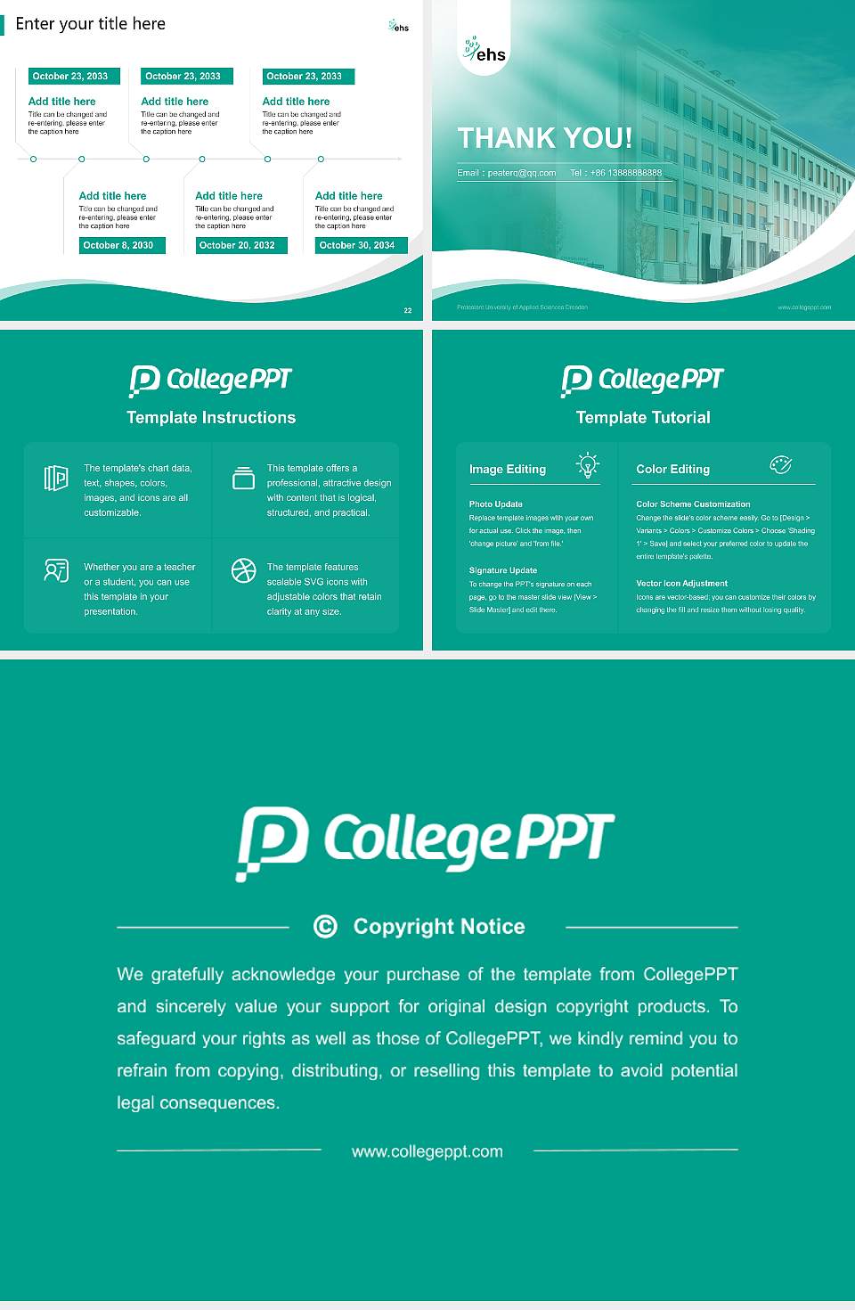 Protestant University of Applied Sciences Dresden Lecture Sharing and Networking Event PPT Template4:3 ratio PPT effect preview image4