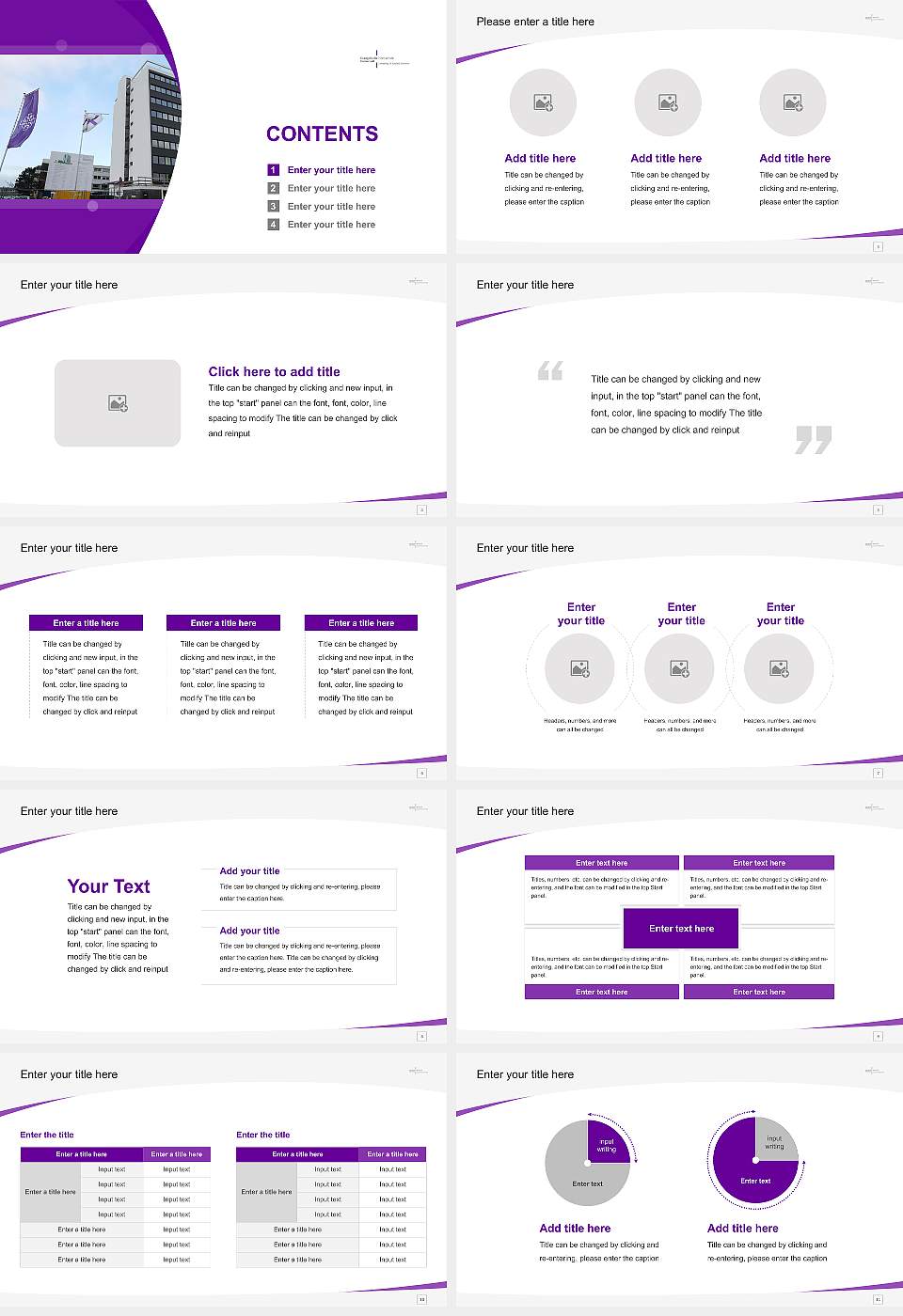 Protestant University of Applied Sciences Darmstadt Course/Courseware Creation PPT Template16:9 ratio PPT effect preview image2