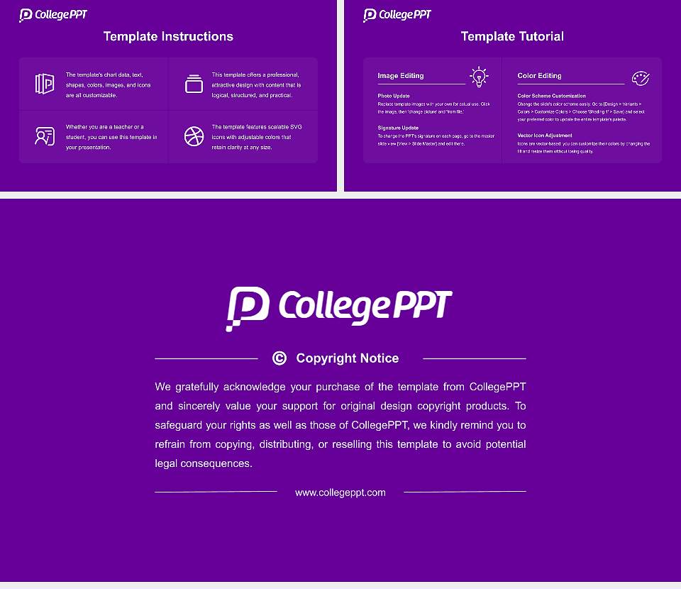 Protestant University of Applied Sciences Darmstadt Course/Courseware Creation PPT Template16:9 ratio PPT effect preview image5
