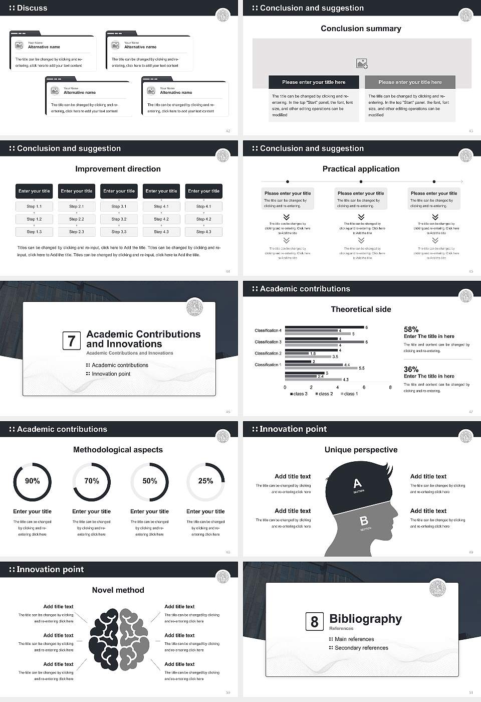 Leipzig University Graduation Thesis Defense PPT Template16:9 ratio PPT effect preview image6
