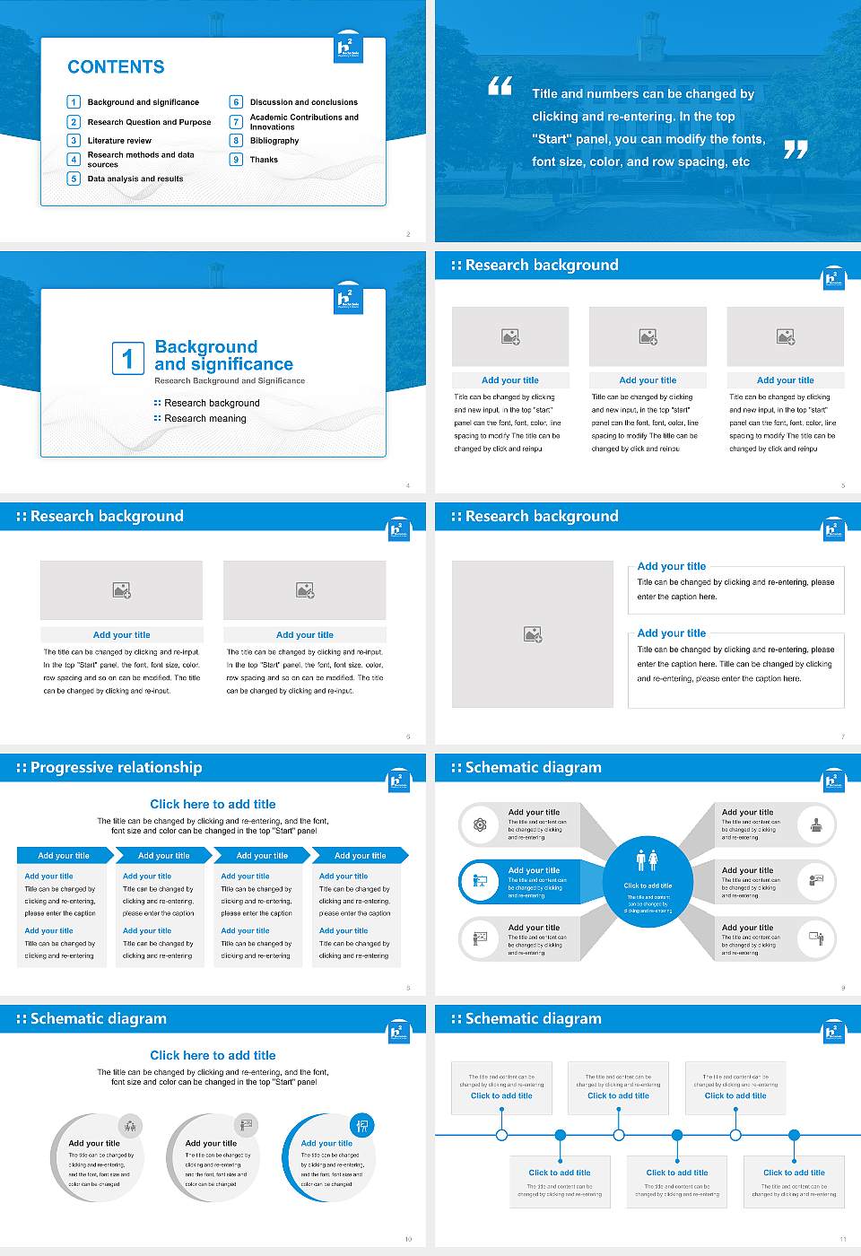 Magdeburg-Stendal University of Applied Sciences Graduation Thesis Defense PPT Template16:9 ratio PPT effect preview image2