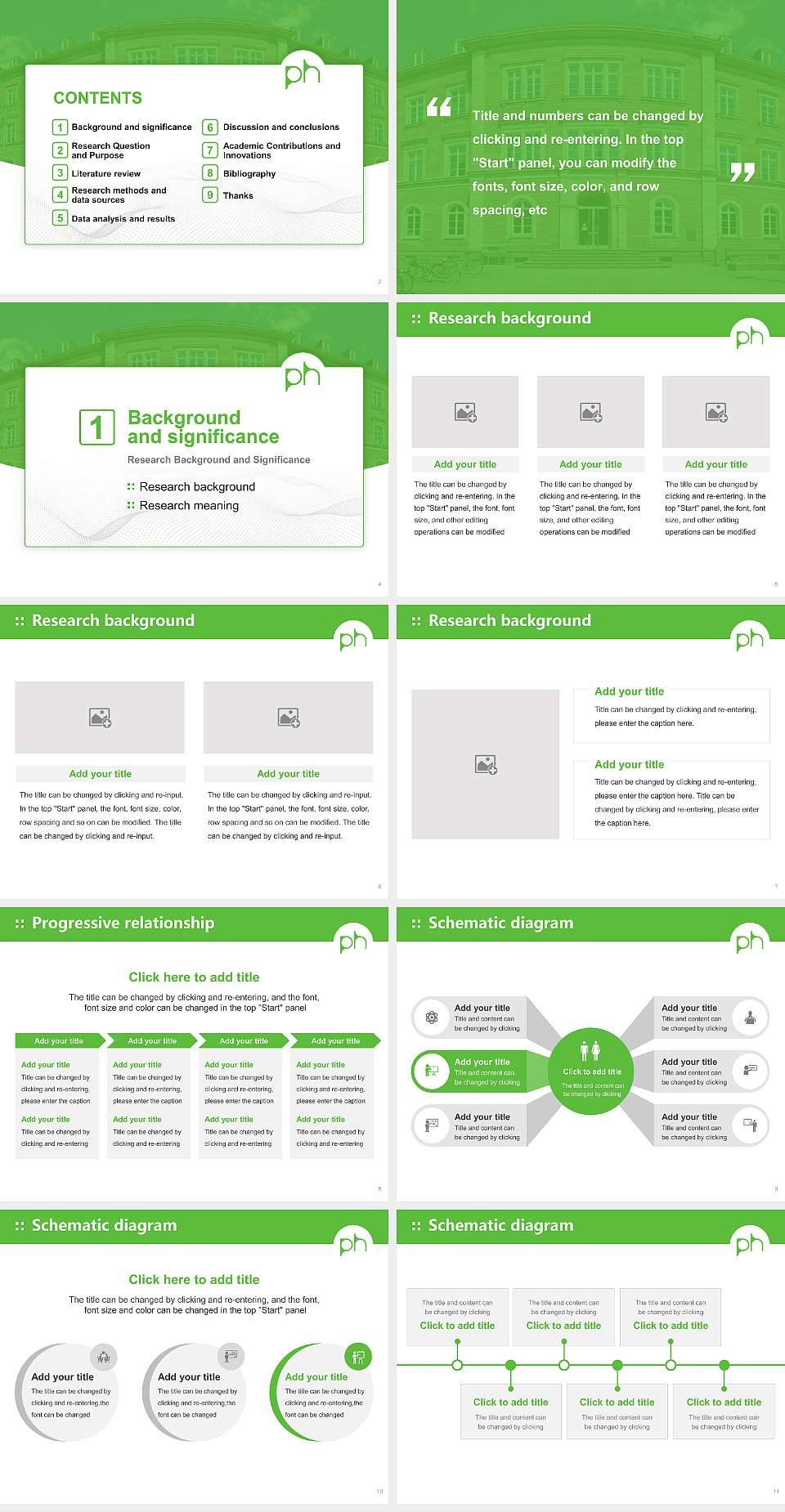 Karlsruhe University of Education Graduation Thesis Defense PPT Template4:3 ratio PPT effect preview image2