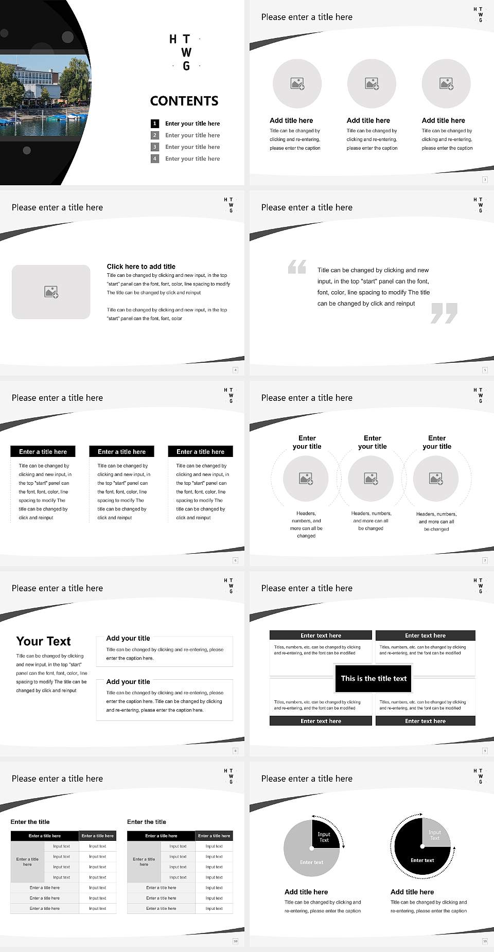 Konstanz University of Applied Sciences Course/Courseware Creation PPT Template4:3 ratio PPT effect preview image2