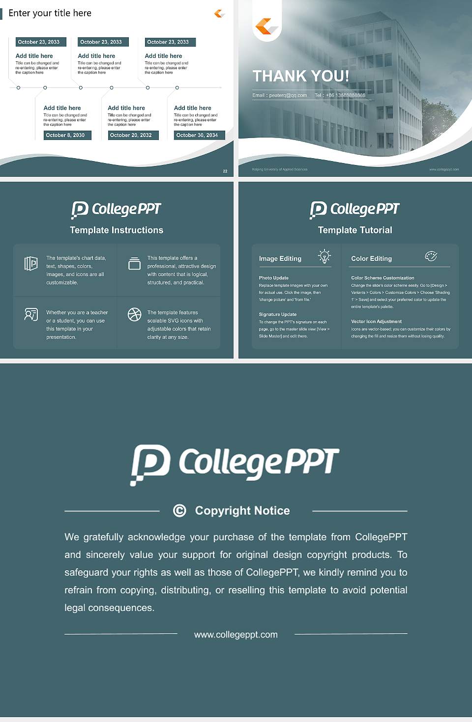 Kolping University of Applied Sciences Lecture Sharing and Networking Event PPT Template4:3 ratio PPT effect preview image4