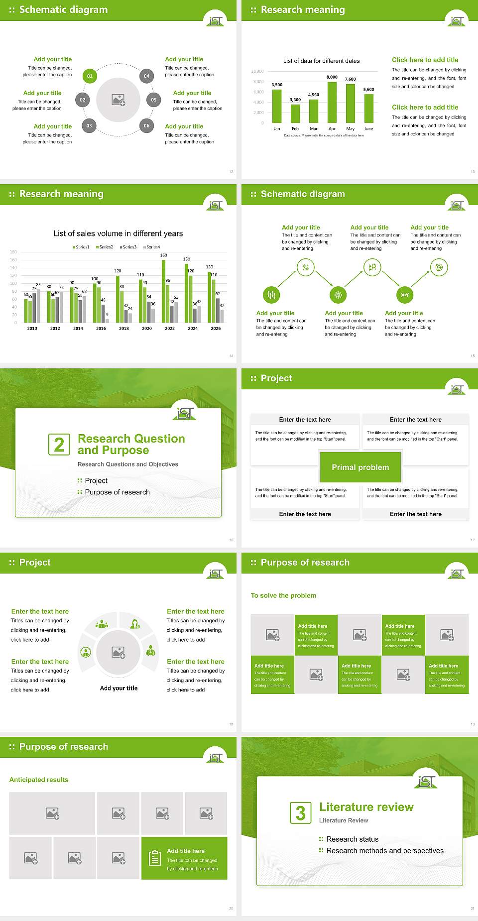 IST University of Management Graduation Thesis Defense PPT Template4:3 ratio PPT effect preview image3