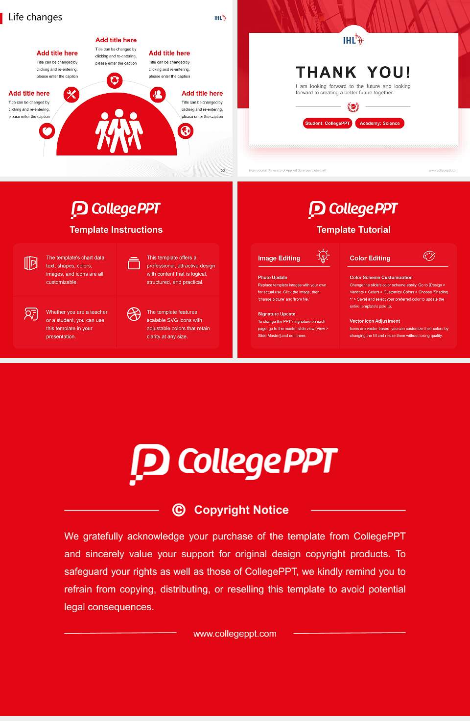 International University of Applied Sciences Liebenzell National Scholarship Defense PPT Template4:3 ratio PPT effect preview image4