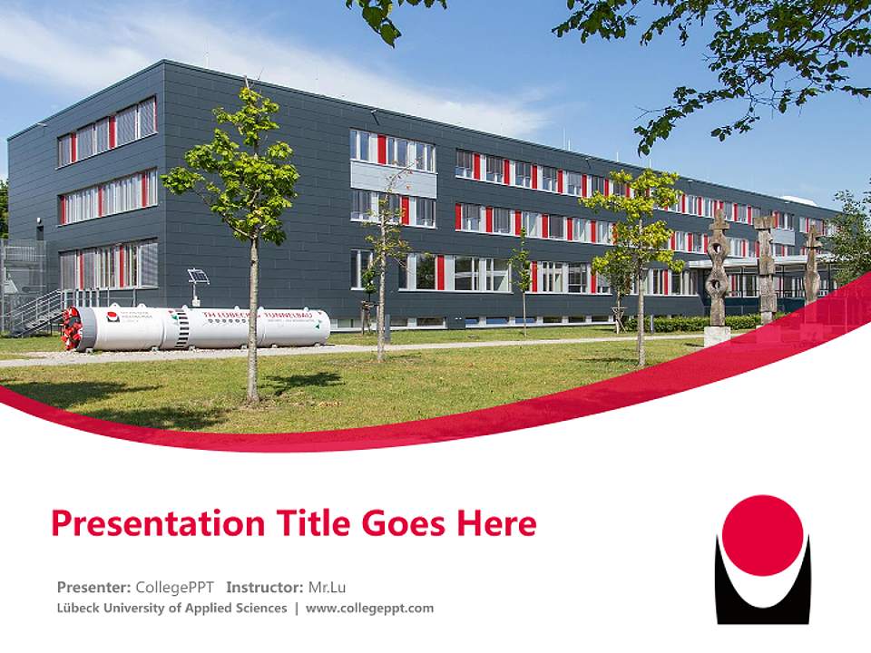 Lübeck University of Applied Sciences Course/Courseware Creation PPT Template4:3 ratio PPT effect preview image5