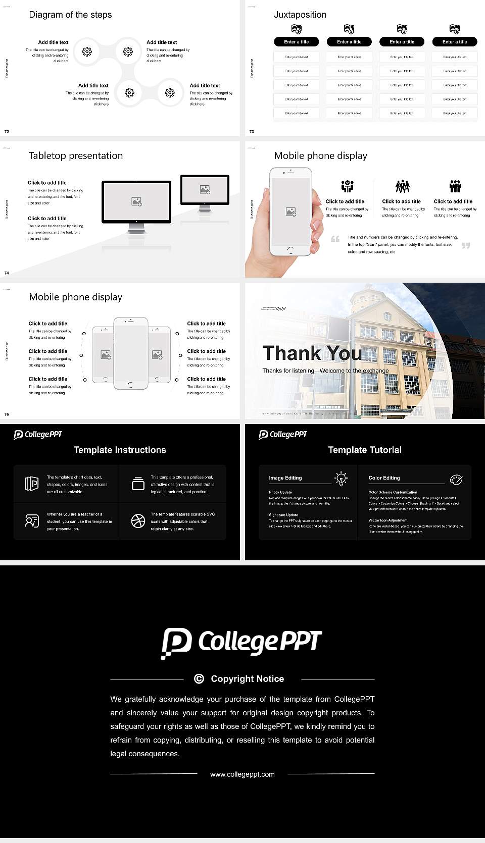 Karlsruhe University of Arts and Design Competition/Entrepreneurship Contest PPT Template16:9 ratio PPT effect preview image9