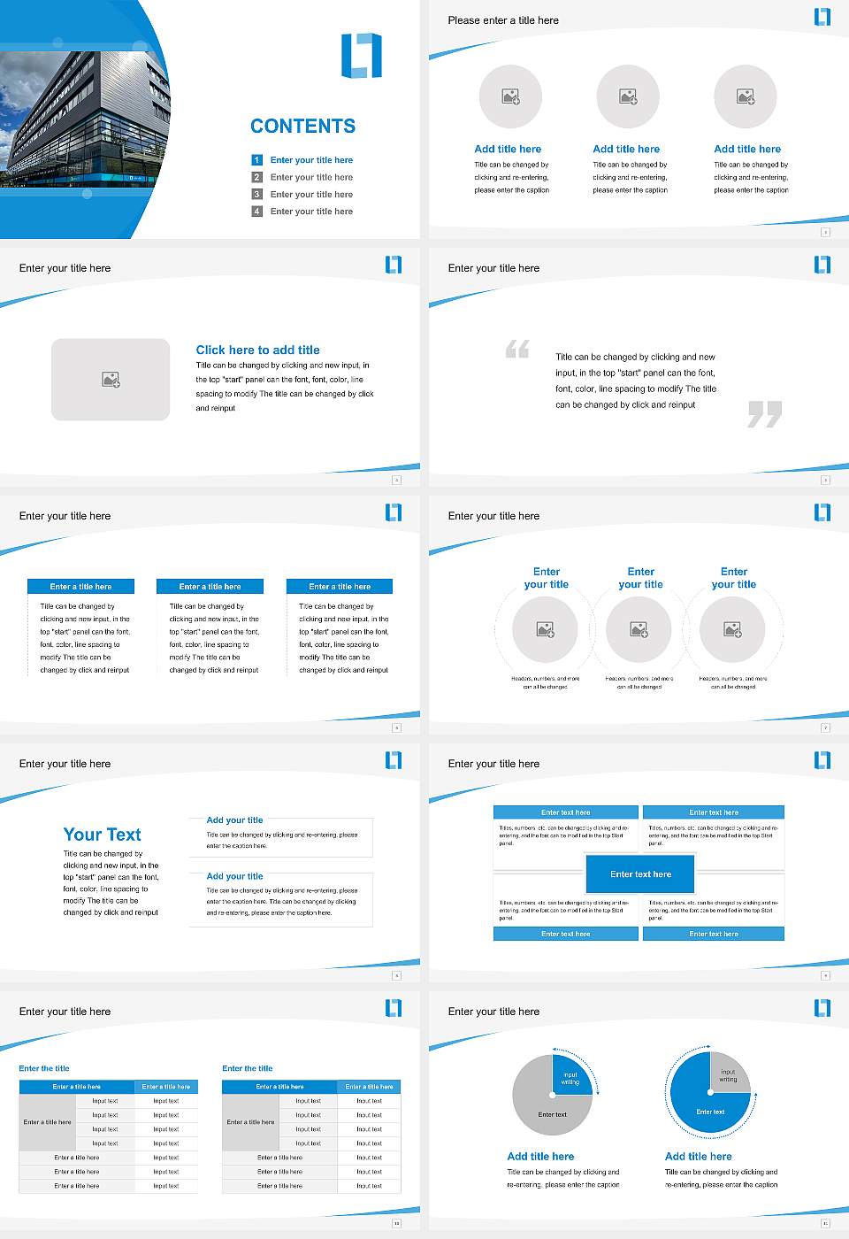 Leibniz University of Applied Sciences Course/Courseware Creation PPT Template16:9 ratio PPT effect preview image2