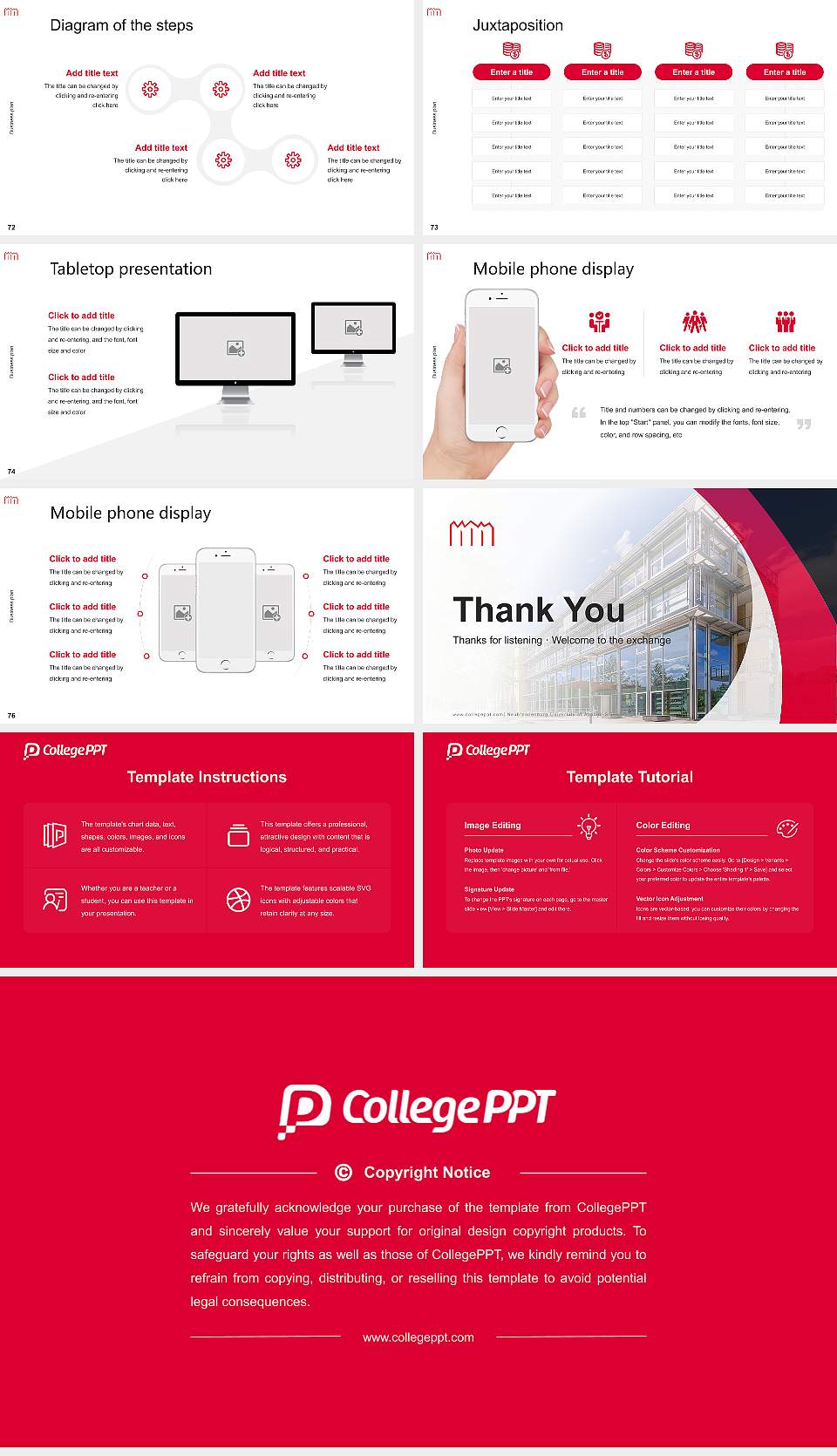 Neubrandenburg University of Applied Sciences Competition/Entrepreneurship Contest PPT Template16:9 ratio PPT effect preview image9