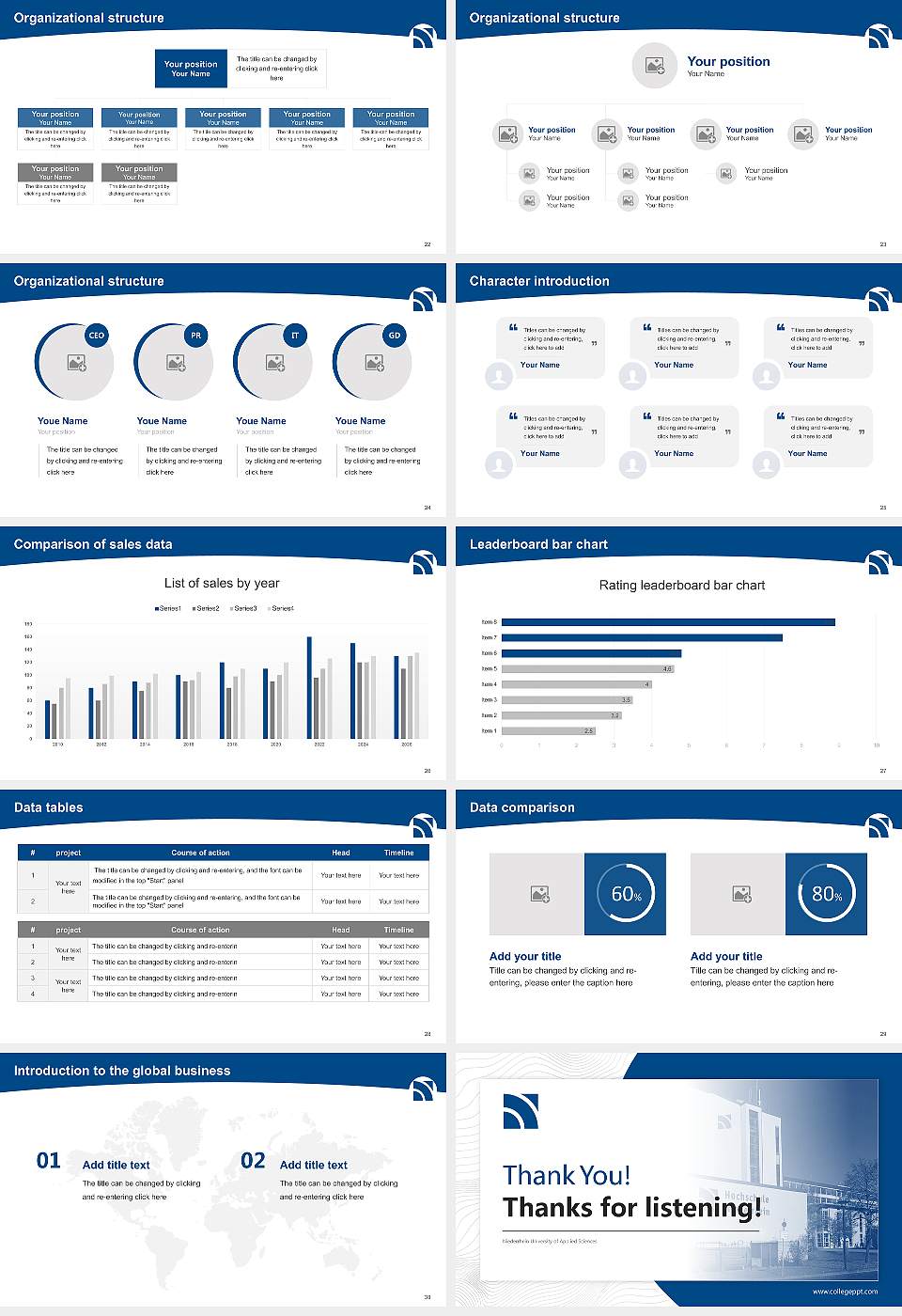Niederrhein University of Applied Sciences Academic Presentation/Research Findings Report PPT Template16:9 ratio PPT effect preview image4