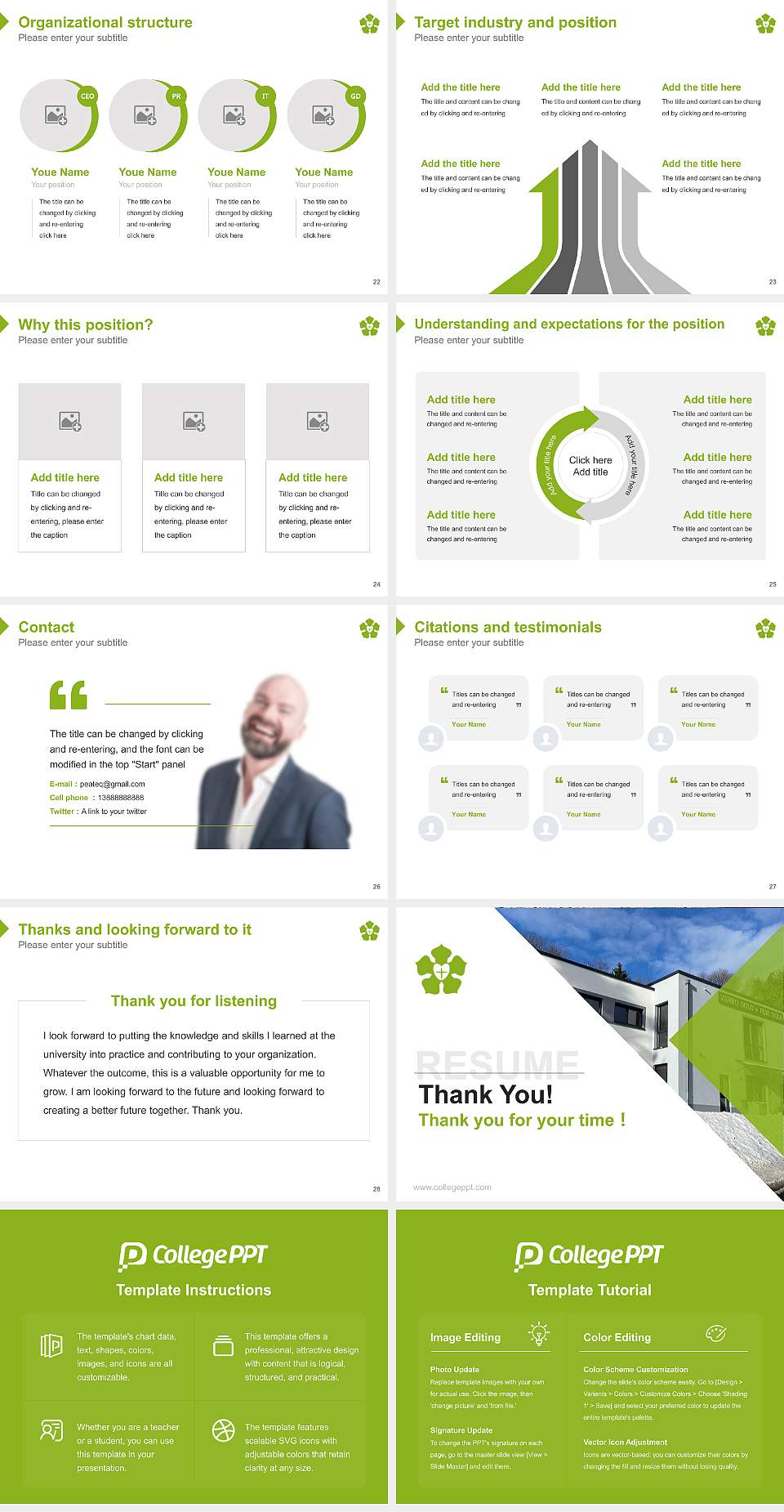 Lutheran Theological University Oberursel Resume PPT Template4:3 ratio PPT effect preview image4
