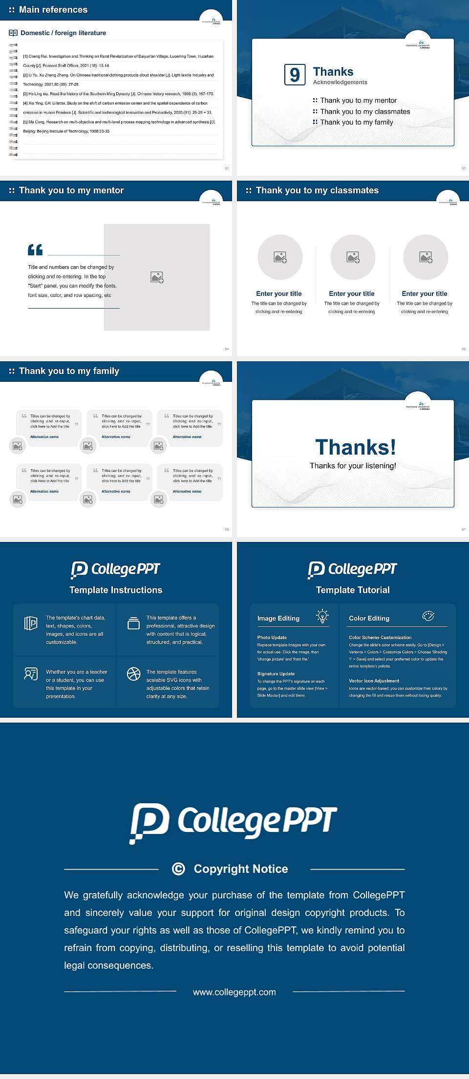 Ilmenau University of Technology Graduation Thesis Defense PPT Template4:3 ratio PPT effect preview image7
