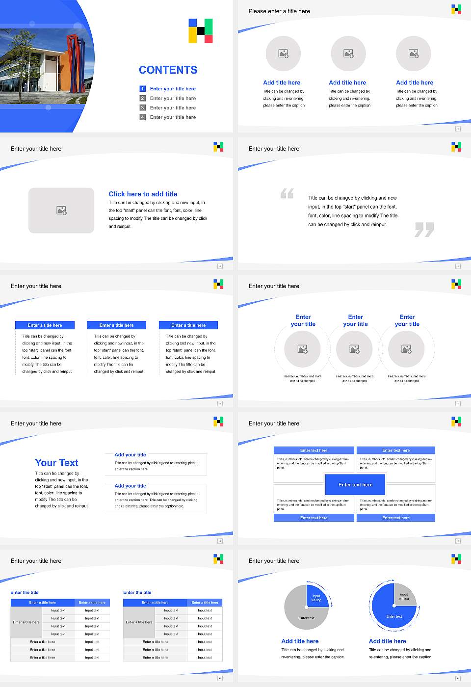 Hof University of Applied Sciences Course/Courseware Creation PPT Template16:9 ratio PPT effect preview image2