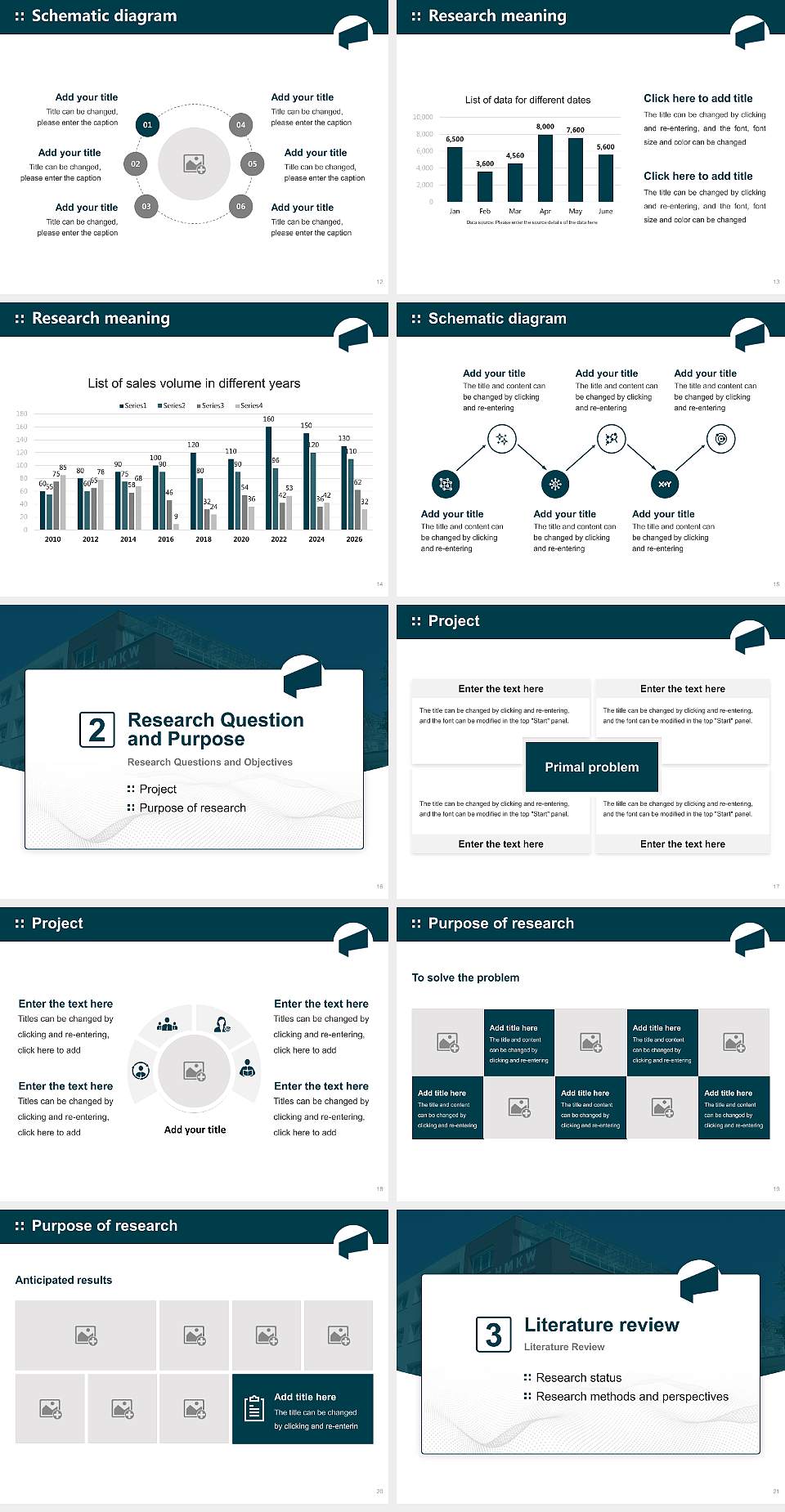 Media University of Applied Sciences Graduation Thesis Defense PPT Template4:3 ratio PPT effect preview image3