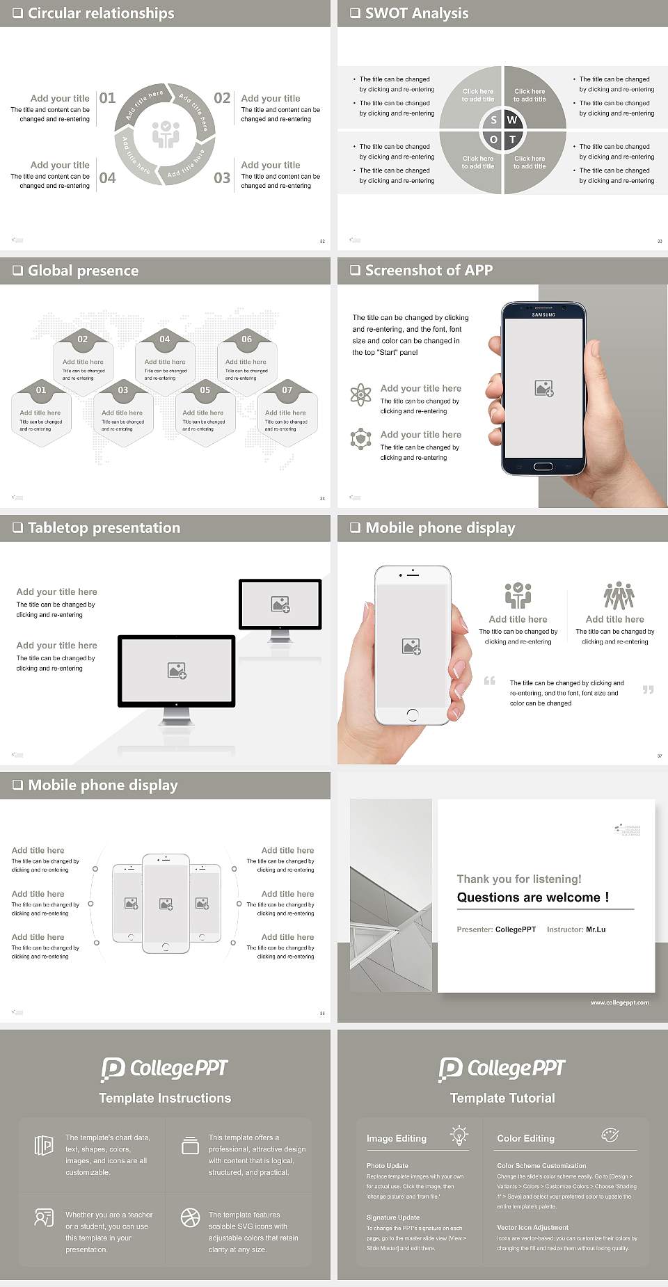 Protestant University of Church Music Halle General PPT Template4:3 ratio PPT effect preview image5