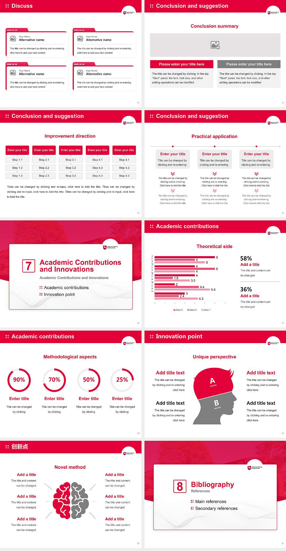 Lower Saxony Tax Academy Graduation Thesis Defense PPT Template4:3 ratio PPT effect preview image6