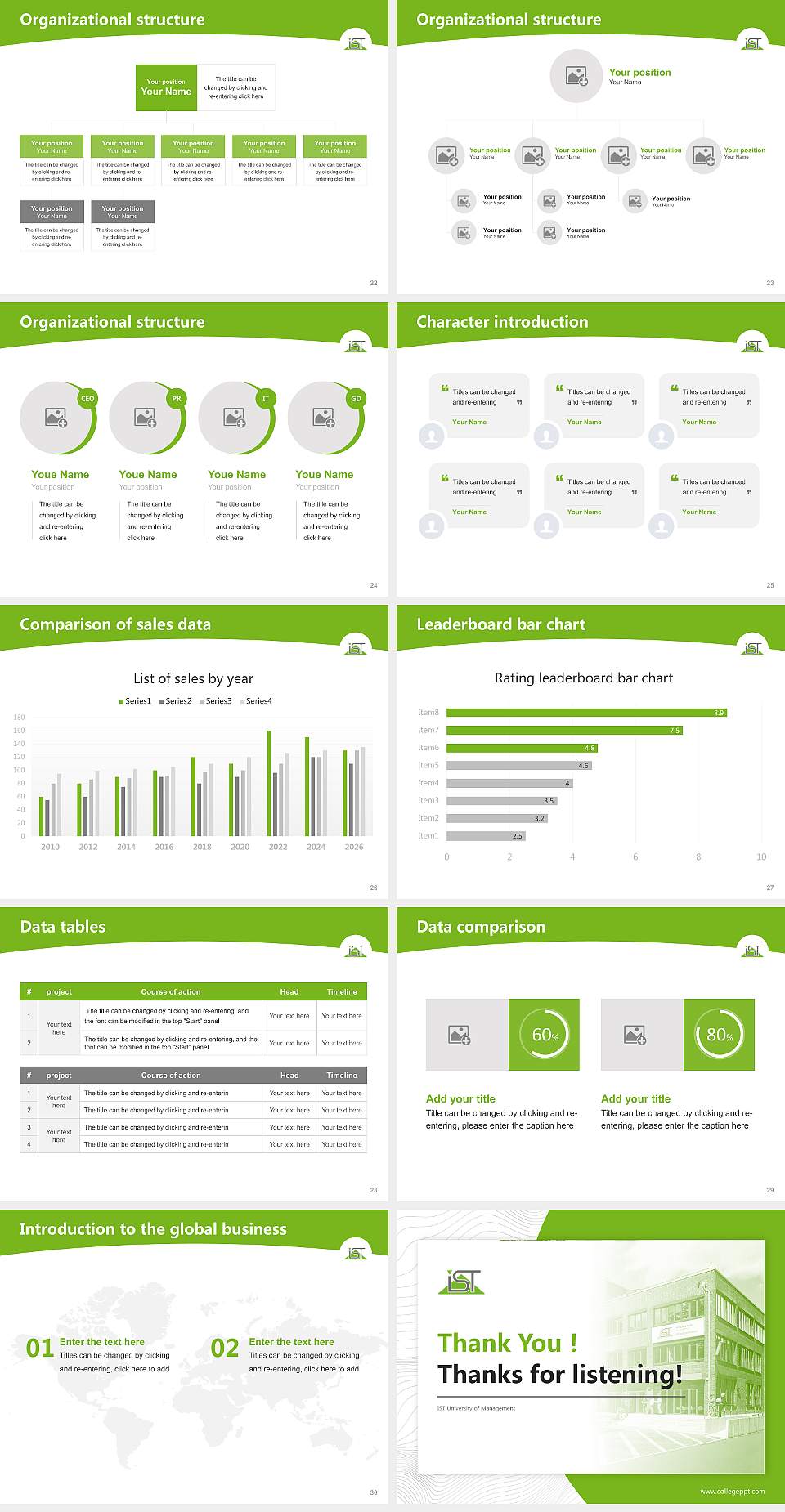 IST University of Management Academic Presentation/Research Findings Report PPT Template4:3 ratio PPT effect preview image4
