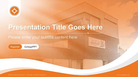 Northern Business School – University of Applied Sciences Lecture Sharing and Networking Event PPT Template
