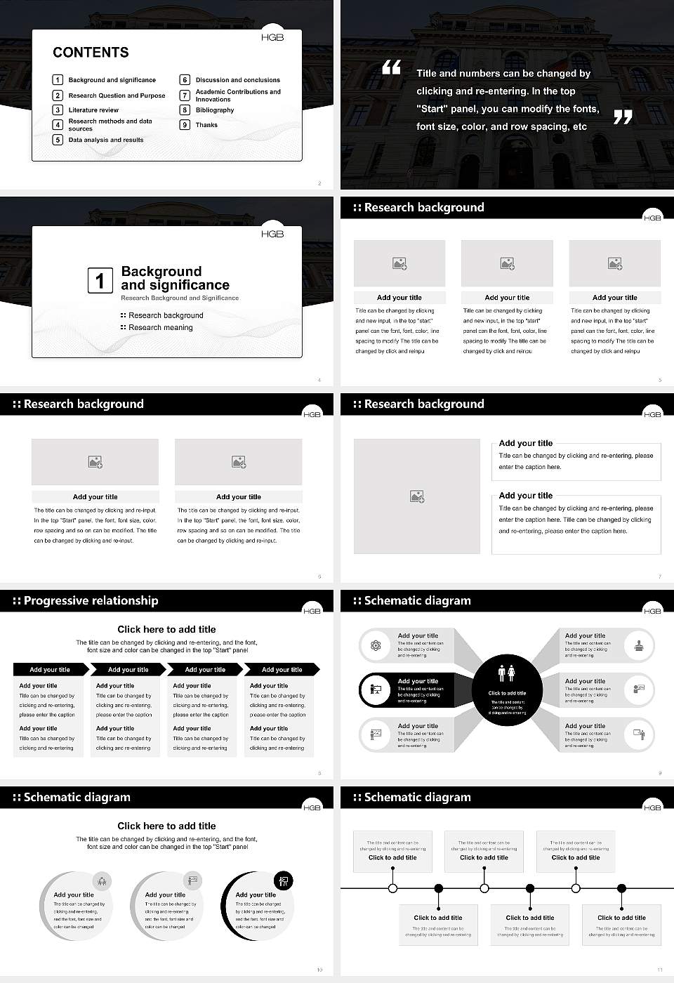 Leipzig Academy of Visual Arts Graduation Thesis Defense PPT Template16:9 ratio PPT effect preview image2