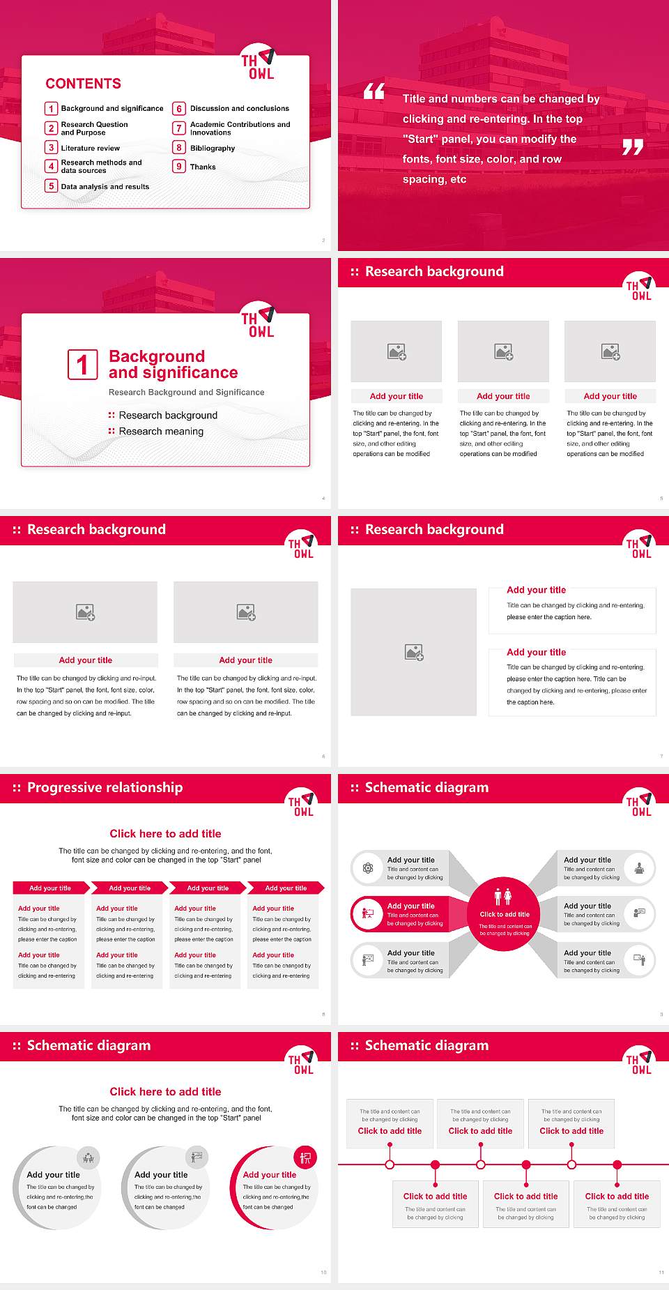 Ostwestfalen-Lippe University of Applied Sciences Graduation Thesis Defense PPT Template4:3 ratio PPT effect preview image2