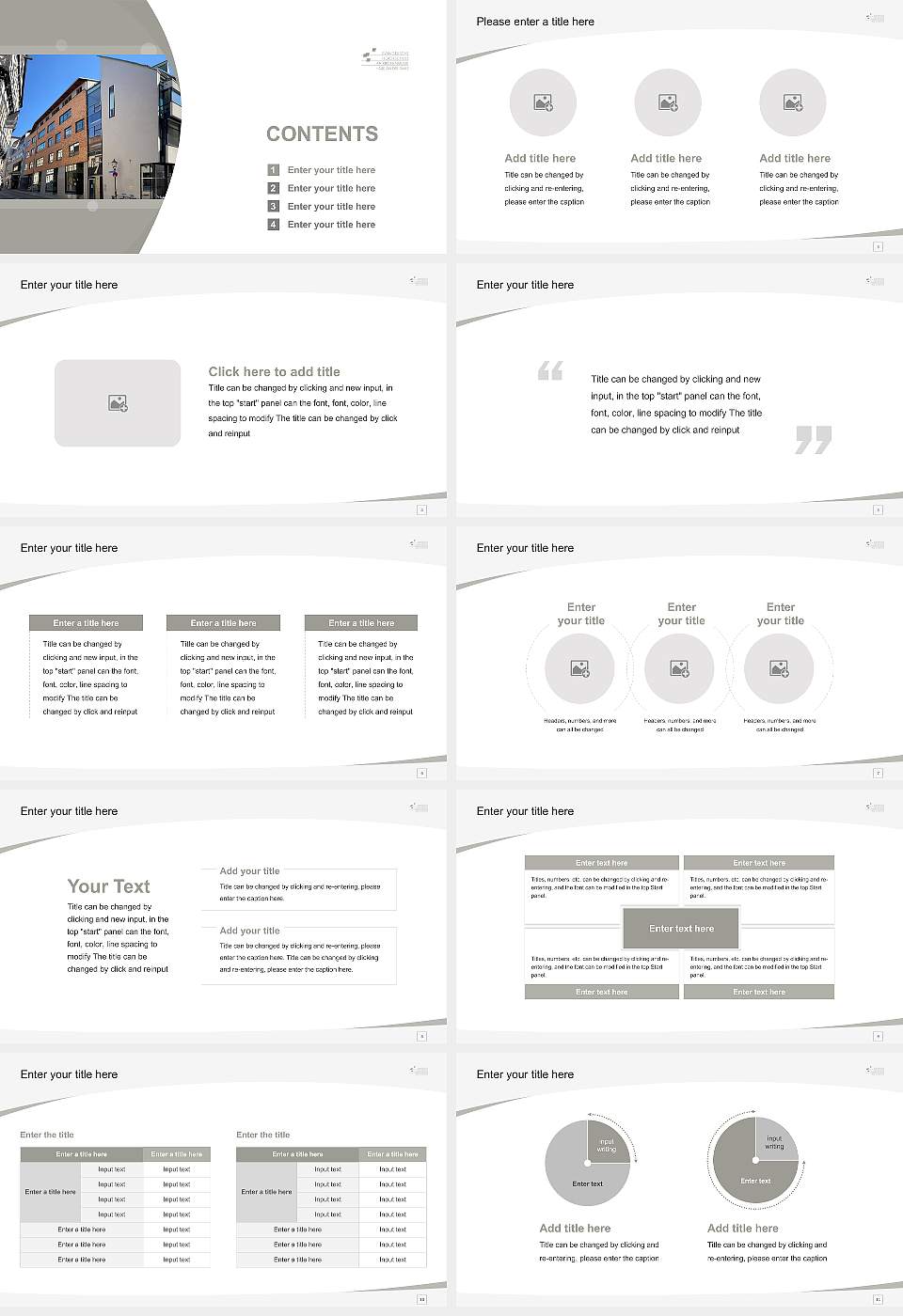 Protestant University of Church Music Halle Course/Courseware Creation PPT Template16:9 ratio PPT effect preview image2