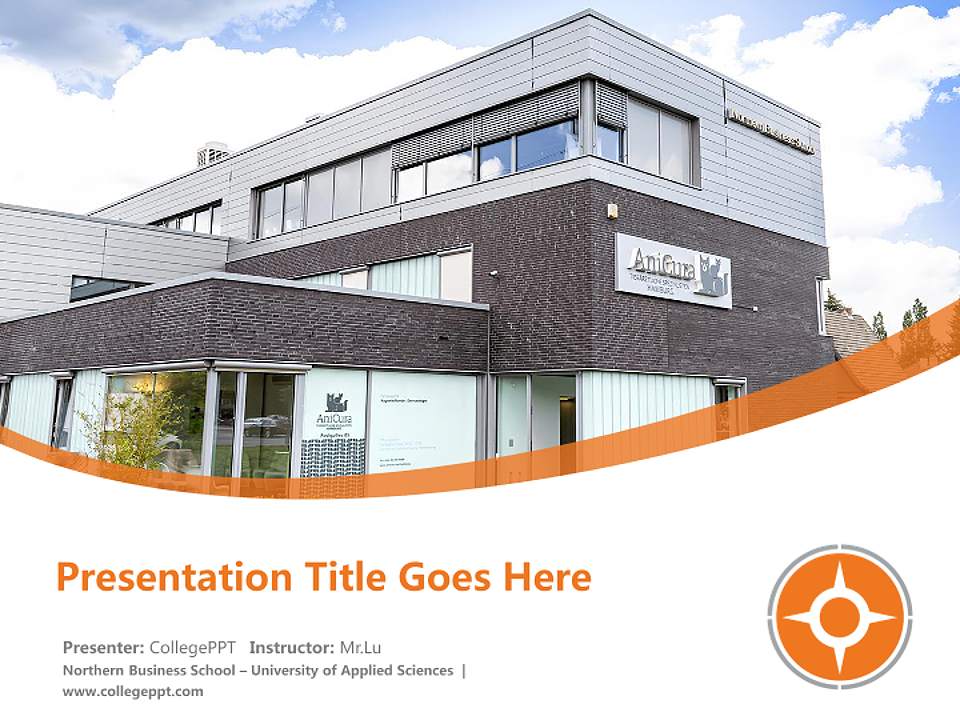 Northern Business School – University of Applied Sciences Course/Courseware Creation PPT Template4:3 ratio PPT effect preview image5