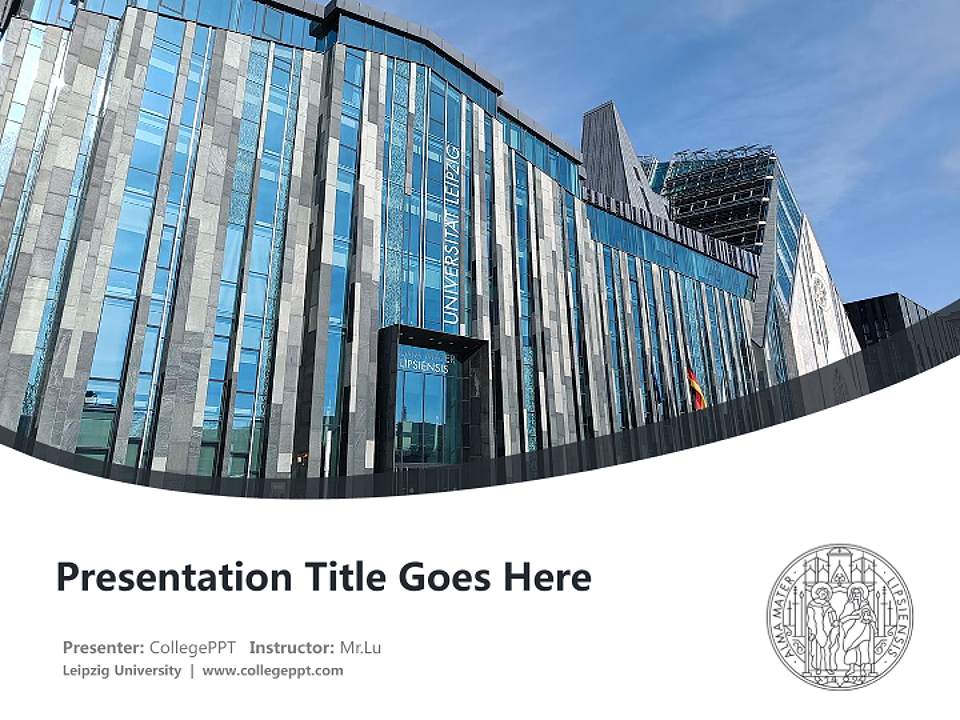 Leipzig University Course/Courseware Creation PPT Template4:3 ratio PPT effect preview image5