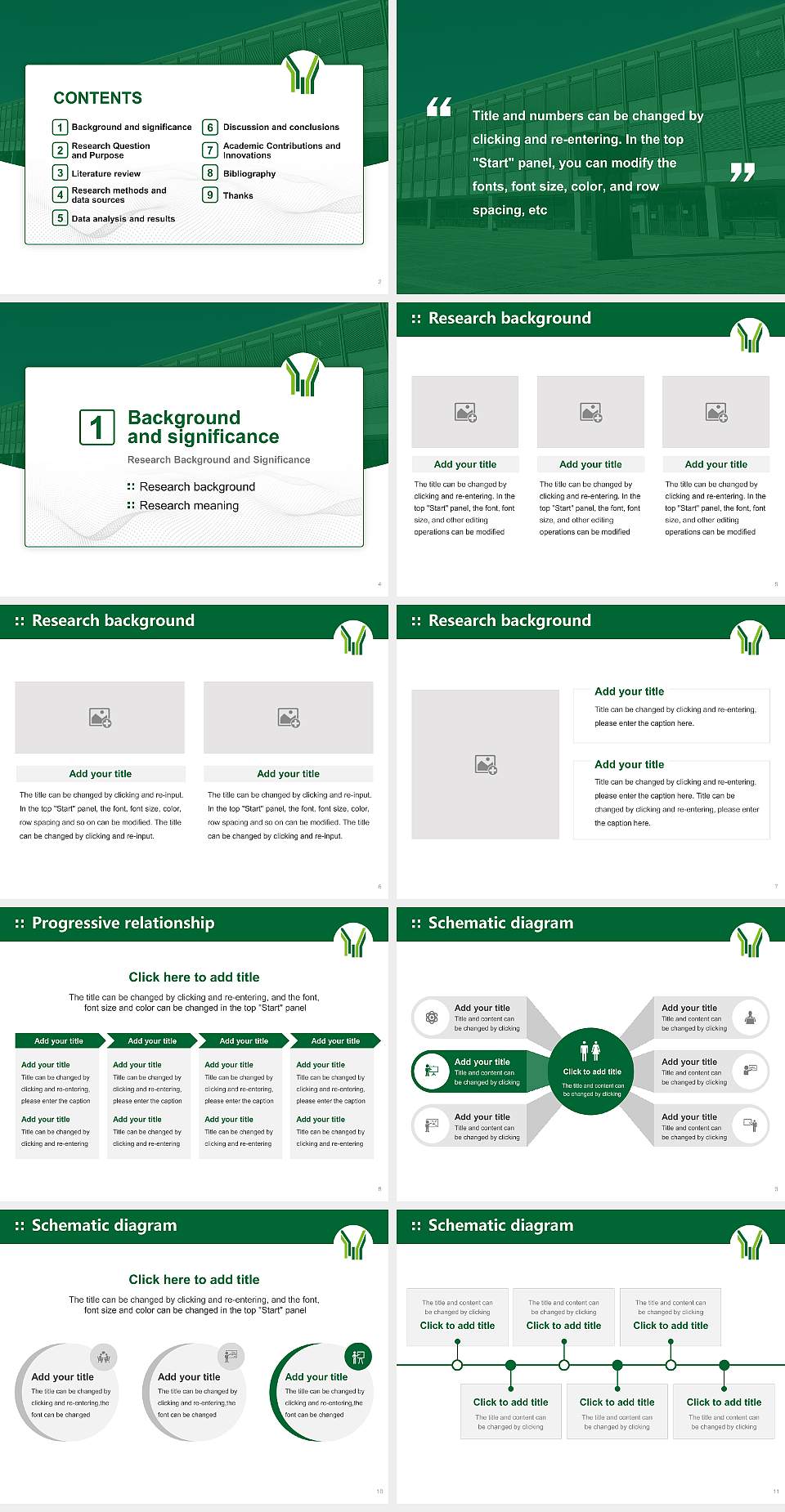 Ludwigsburg University of Education Graduation Thesis Defense PPT Template4:3 ratio PPT effect preview image2
