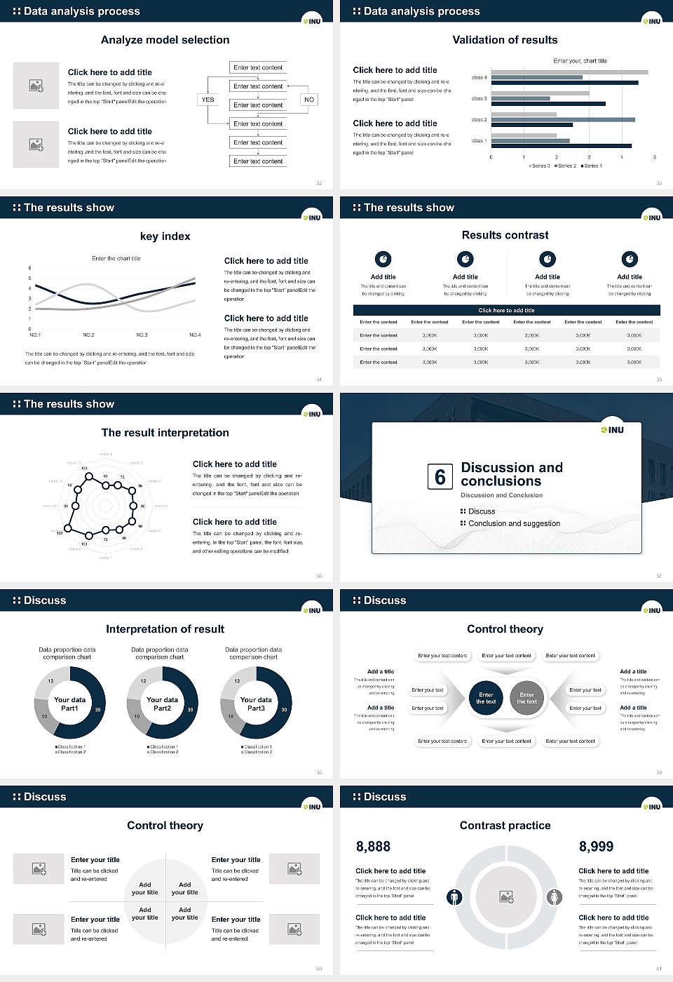 INU – Innovative University of Applied Sciences Graduation Thesis Defense PPT Template16:9 ratio PPT effect preview image5