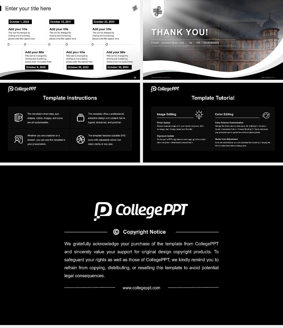 Karlsruhe University of Music Lecture Sharing and Networking Event PPT Template16:9 ratio PPT effect preview image4