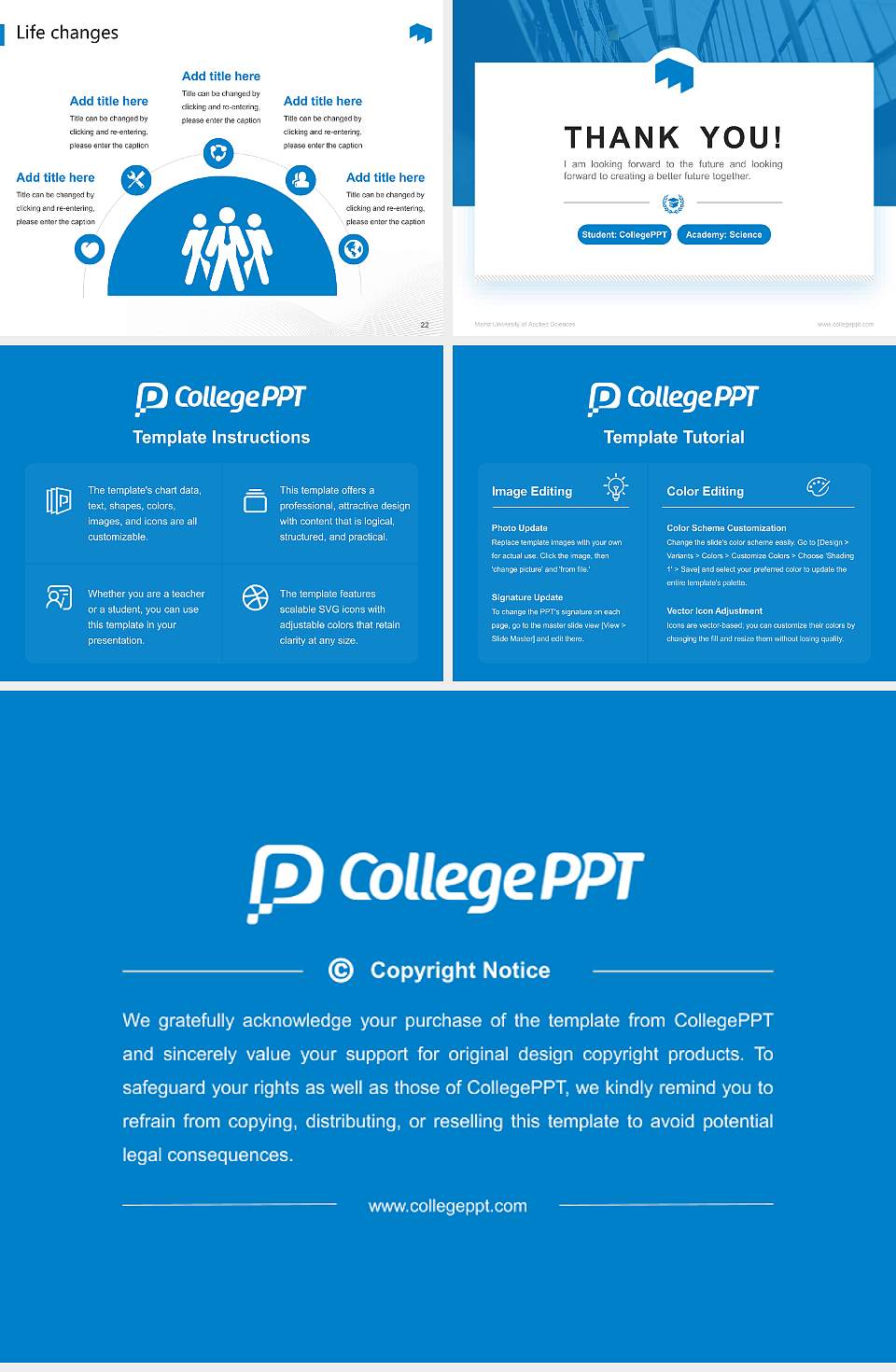 Mainz University of Applied Sciences National Scholarship Defense PPT Template4:3 ratio PPT effect preview image4