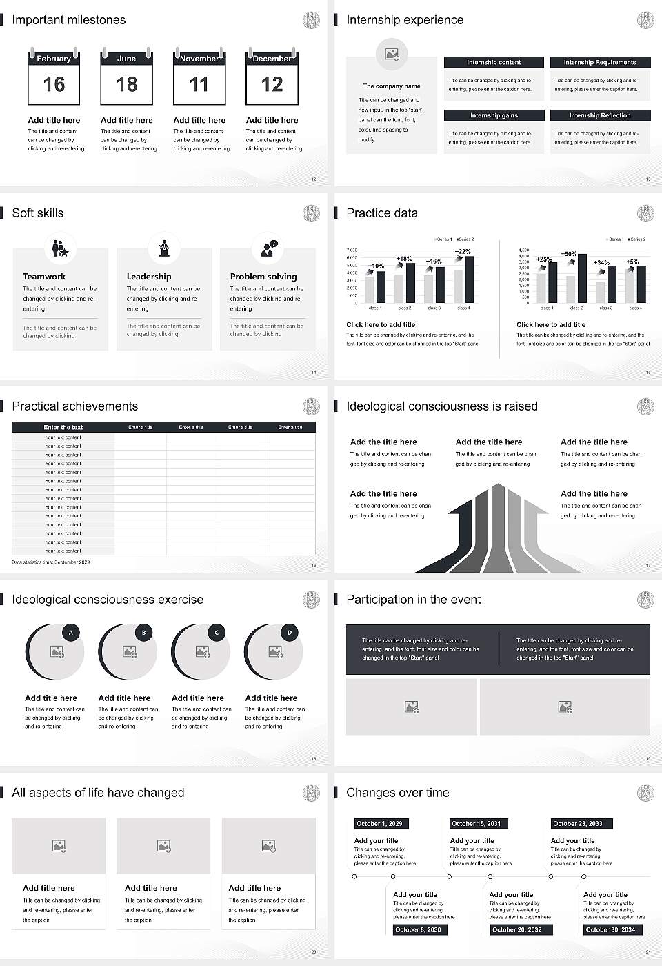 Leipzig University National Scholarship Defense PPT Template16:9 ratio PPT effect preview image3