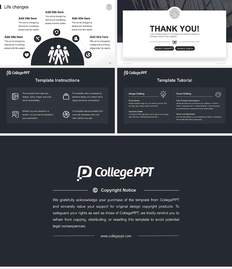 Leipzig University National Scholarship Defense PPT Template16:9 ratio PPT effect preview image4