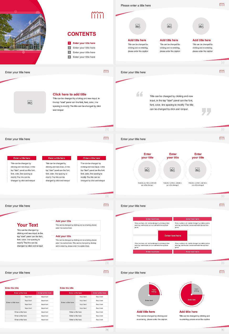 Neubrandenburg University of Applied Sciences Course/Courseware Creation PPT Template16:9 ratio PPT effect preview image2