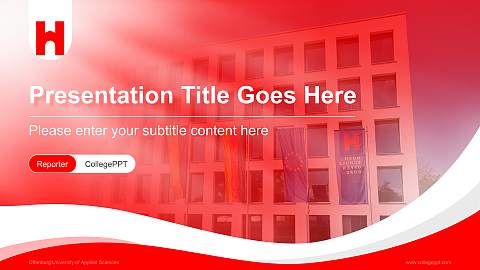 Offenburg University of Applied Sciences Lecture Sharing and Networking Event PPT Template