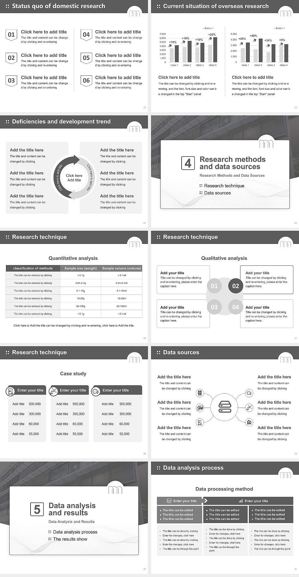 Macromedia University of Applied Sciences Stuttgart Graduation Thesis Defense PPT Template4:3 ratio PPT effect preview image4